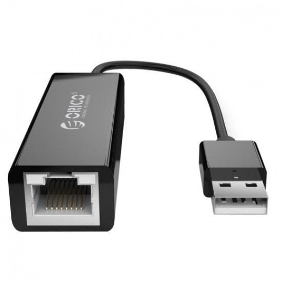Orico адаптер USB to LAN 100Mbps black - UTJ-U2
