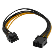 Makki Mining PCI-E 8pin Extension cable 30cm - MAKKI-CABLE-PCIE8-EXTENSION-30cm Makki Mining PCI-E 8pin Extension cable 30cm - MAKKI-CABLE-PCIE8-EXTENSION-30cm
