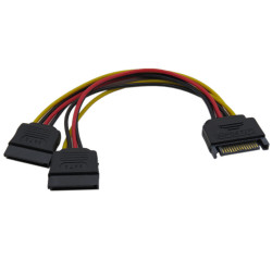 VCom разклонител SATA Power splitter 15-pin M / 2xFemale - CE360-0.15m VCom разклонител SATA Power splitter 15-pin M / 2xFemale - CE360-0.15m