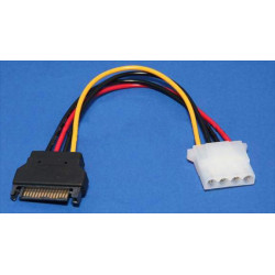 VCom Адаптер Adapter SATA Power M / Molex 4pin - CE359-0.15m VCom Адаптер Adapter SATA Power M / Molex 4pin - CE359-0.15m