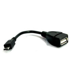 VCom Кабел OTG USB AF / Micro USB Black - CU226-0.2m VCom Кабел OTG USB AF / Micro USB Black - CU226-0.2m