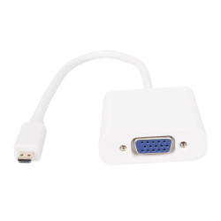 VCom Адаптер Adapter Mini HDMI CM to VGA F White - CG592-0.15m VCom Адаптер Adapter Mini HDMI CM to VGA F White - CG592-0.15m