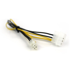 VCom Адаптер Adapter Molex Male to 4Pin P4 ATX - CE309-0.3m VCom Адаптер Adapter Molex Male to 4Pin P4 ATX - CE309-0.3m