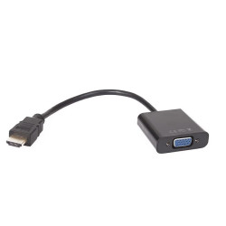 VCom Адаптер Adapter HDMI M to VGA F - CG591-B-0.15m VCom Адаптер Adapter HDMI M to VGA F - CG591-B-0.15m