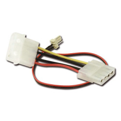 VCom Преходник Fan molex to 3pin - CE316-0.2m VCom Преходник Fan molex to 3pin - CE316-0.2m