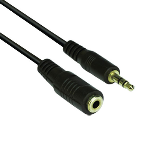 VCom Аудио Кабел 3.5mm Stereo M / F - CV202-5m VCom Аудио Кабел 3.5mm Stereo M / F - CV202-5m