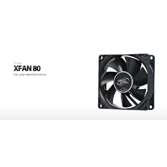 DeepCool Вентилатор Fan 80mm Xfan 80 - 1800rpm DeepCool Вентилатор Fan 80mm Xfan 80 - 1800rpm