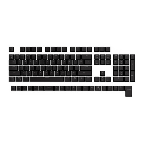 Keycaps ENDORFY - 124 pcs PBT - Black Keycaps ENDORFY - 124 pcs PBT - Black