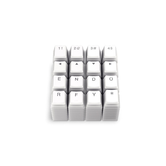 Keycaps ENDORFY - 124 pcs PBT - Onyx White Keycaps ENDORFY - 124 pcs PBT - Onyx White