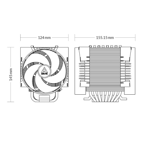 Arctic Сървърен охладител CPU Cooler - Freezer 4U-M
