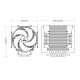 Arctic Сървърен охладител CPU Cooler - Freezer 4U-M