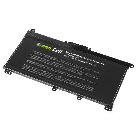Laptop Battery for HP Pavilion 14 15 15T 15Z 17 17Z / 11,55V 3400mAh GREEN CELL