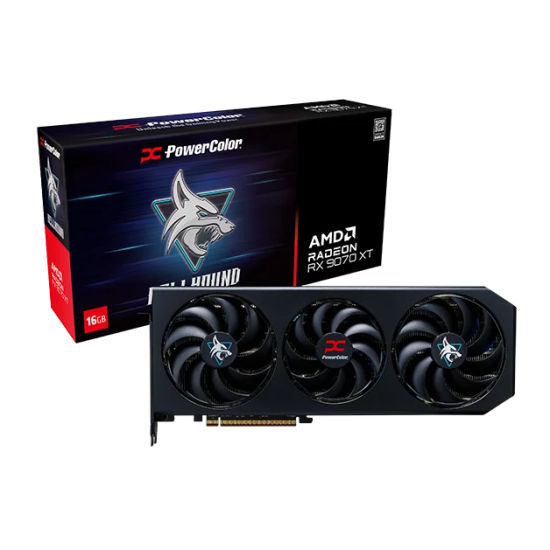 Graphic card PowerColor Radeon RX 9070 XT Hellhound 16GB GDDR6 Graphic card PowerColor Radeon RX 9070 XT Hellhound 16GB GDDR6