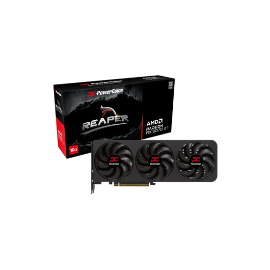 Graphic card PowerColor Radeon RX 9070 XT Reaper 16GB GDDR6 Graphic card PowerColor Radeon RX 9070 XT Reaper 16GB GDDR6