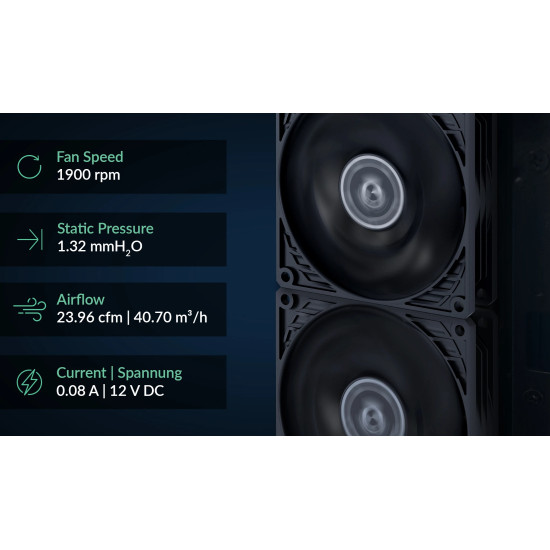 Arctic вентилатор Fan 92mm P9 Silent (Black) - 1900rpm