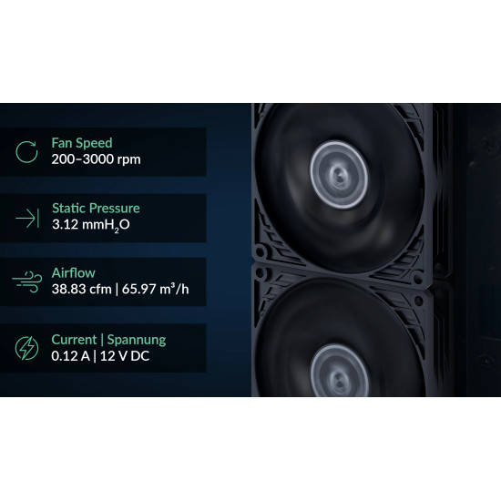 Arctic вентилатор Fan 92mm P9 PWM PST (Black) - 200-3000rpm Arctic вентилатор Fan 92mm P9 PWM PST (Black) - 200-3000rpm