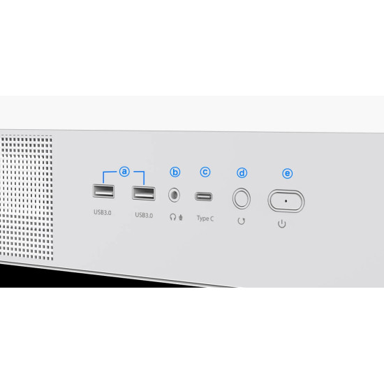 Zalman кутия Case ATX - P40 Prism White