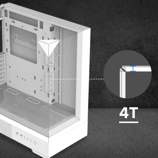 Zalman кутия Case ATX - P40 Prism White