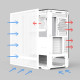 Zalman кутия Case ATX - P40 Prism White