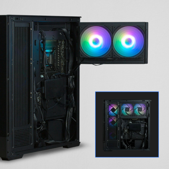 Zalman кутия Case ATX - P40 Prism Black Zalman кутия Case ATX - P40 Prism Black