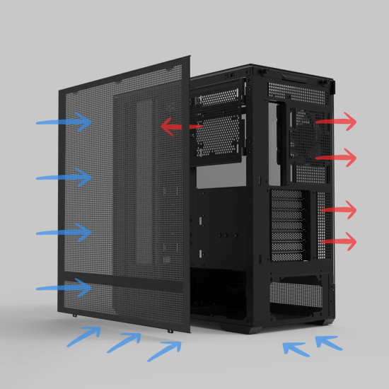 Zalman кутия Case ATX - P40 Prism Black Zalman кутия Case ATX - P40 Prism Black