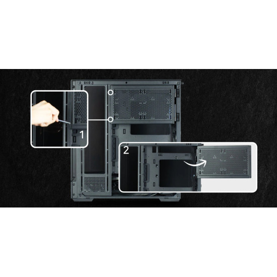 Zalman кутия Case ATX - P40 Prism Black Zalman кутия Case ATX - P40 Prism Black