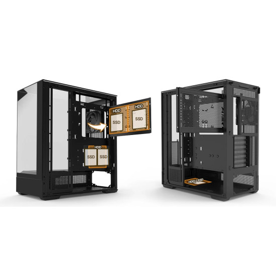 Zalman кутия Case ATX - P40 Prism Black Zalman кутия Case ATX - P40 Prism Black