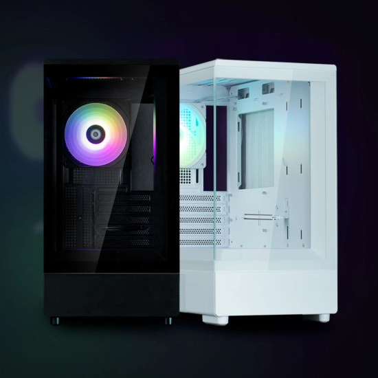 Zalman кутия Case mATX - P10 Black