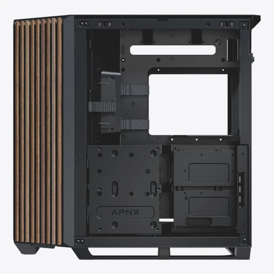 APNX кутия Case ATX - V1-W - Wood, Black APNX кутия Case ATX - V1-W - Wood, Black