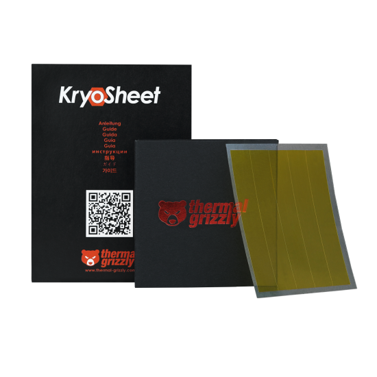 Thermal pad Thermal Grizzly KryoSheet - 44 х 37 х 0.2 mm Thermal pad Thermal Grizzly KryoSheet - 44 х 37 х 0.2 mm