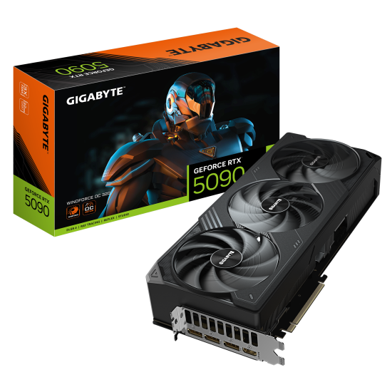 Видео карта GIGABYTE RTX 5090 WINDFORCE OC 32GB GDDR7 Видео карта GIGABYTE RTX 5090 WINDFORCE OC 32GB GDDR7