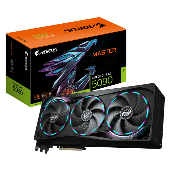 Graphic card GIGABYTE AORUS RTX 5090 MASTER 32GB GDDR7 Graphic card GIGABYTE AORUS RTX 5090 MASTER 32GB GDDR7