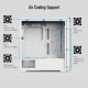 AeroCool кутия Case ATX - D502A White, Addressable RGB AeroCool кутия Case ATX - D502A White, Addressable RGB
