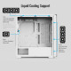 AeroCool кутия Case ATX - D502A White, Addressable RGB AeroCool кутия Case ATX - D502A White, Addressable RGB