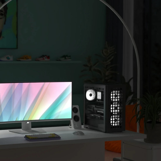 AeroCool кутия Case ATX - D502A Black, Addressable RGB AeroCool кутия Case ATX - D502A Black, Addressable RGB
