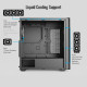 AeroCool кутия Case ATX - D502A Black, Addressable RGB AeroCool кутия Case ATX - D502A Black, Addressable RGB