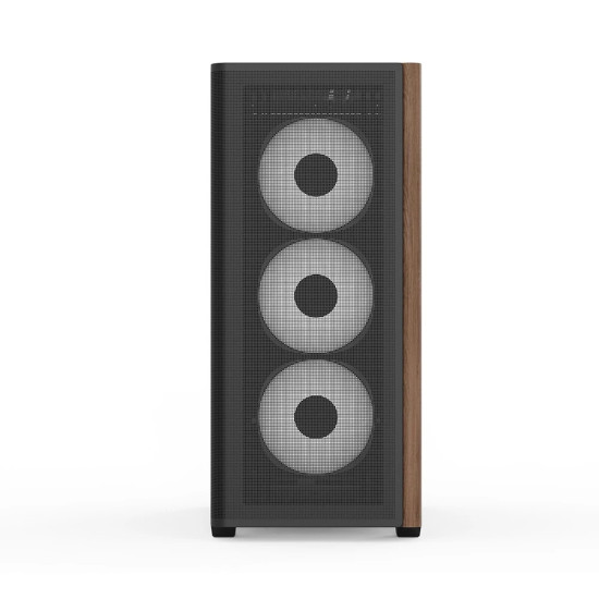AeroCool кутия Case ATX - D501A Black, Addressable RGB, Wood AeroCool кутия Case ATX - D501A Black, Addressable RGB, Wood