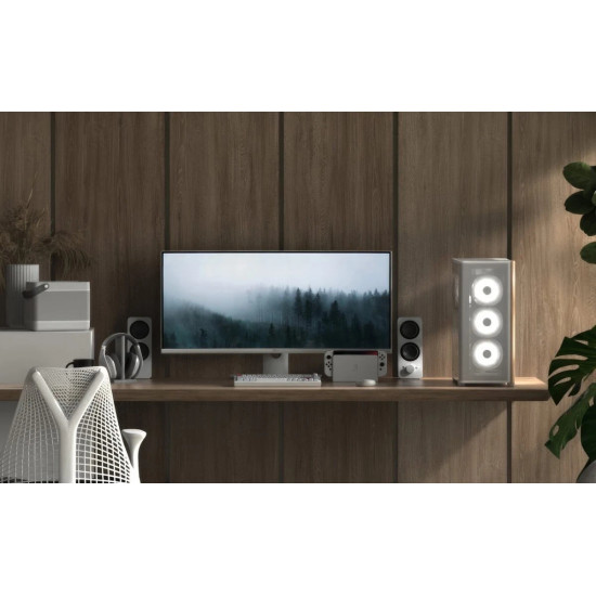 AeroCool кутия Case ATX - D501A Black, Addressable RGB, Wood AeroCool кутия Case ATX - D501A Black, Addressable RGB, Wood