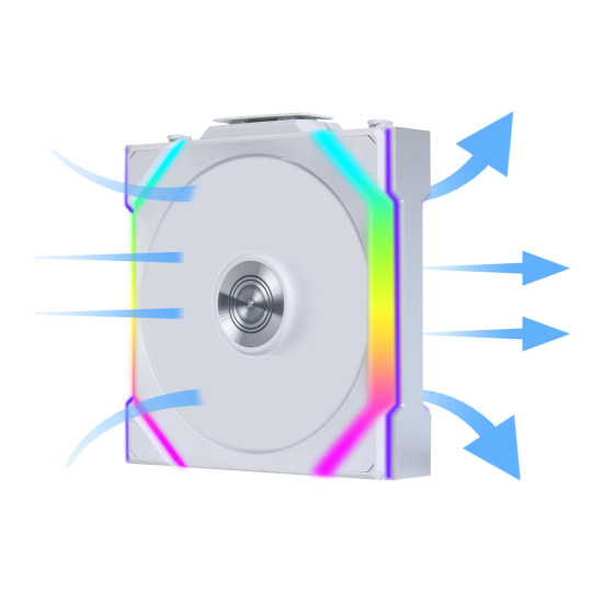 Lian Li UNI FAN SL Wireless ARGB PWM Fan - 120 mm White Lian Li UNI FAN SL Wireless ARGB PWM Fan - 120 mm White