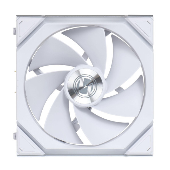 Lian Li UNI FAN SL Wireless ARGB PWM Reverse Blade Fan - 120 mm White Lian Li UNI FAN SL Wireless ARGB PWM Reverse Blade Fan - 120 mm White
