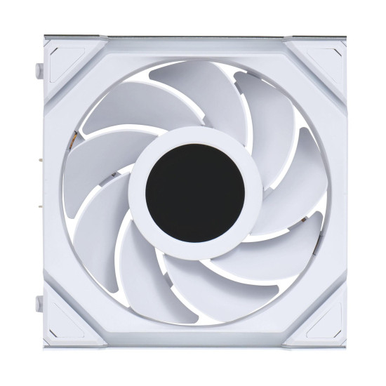 Lian Li UNI FAN SL Wireless LCD ARGB PWM Reverse Blade Fan - 120 mm White Lian Li UNI FAN SL Wireless LCD ARGB PWM Reverse Blade Fan - 120 mm White
