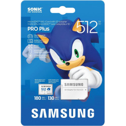 Memory card Samsung SONIC PRO PLUS microSD Card (2023), 512GB, Adapter Memory card Samsung SONIC PRO PLUS microSD Card (2023), 512GB, Adapter