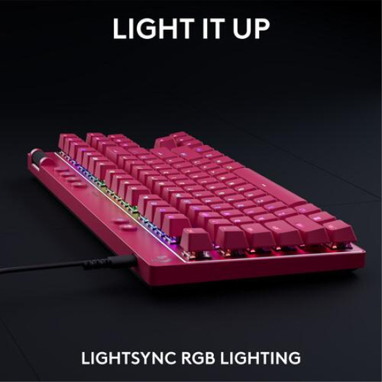 Gaming Mechanical keyboard Logitech G Pro X RAPID TKL Magenta - Tactile Switch