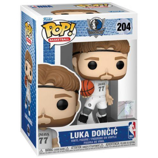 Funko Pop! Rocks: Sports: Basketball - Luka Doncic (Dallas Mavericks) #204 Funko Pop! Rocks: Sports: Basketball - Luka Doncic (Dallas Mavericks) #204