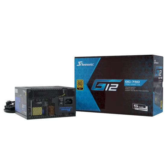 Seasonic Захранване PSU 750W Gold - G12 GC-750 V2 - SSP-750RT2