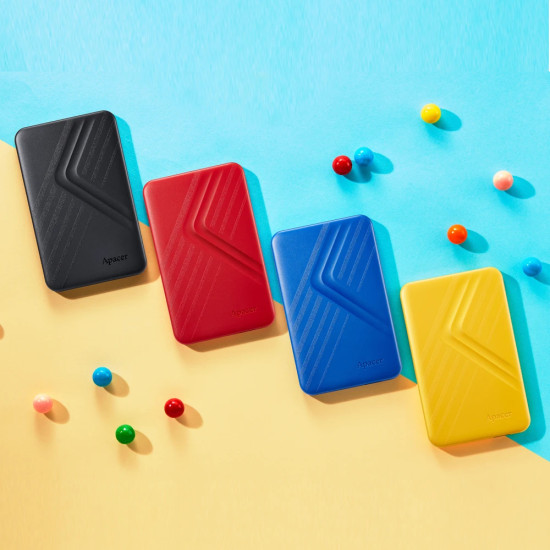 Apacer Външен хард диск Portable Hard Drive AC236 5TB USB 3.2 Gen 1, Black