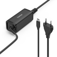 Hama Universal USB-C Notebook Power Supply Unit, GaN, Power Del. (PD), 5-20V/65W Hama Universal USB-C Notebook Power Supply Unit, GaN, Power Del. (PD), 5-20V/65W