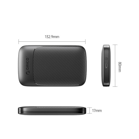 Orico кутия за диск Storage - Case - 2.5 inch USB-C - 2020C3-V1-BK Orico кутия за диск Storage - Case - 2.5 inch USB-C - 2020C3-V1-BK