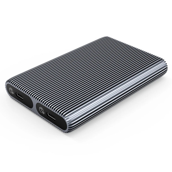 Orico външна кутия за диск Storage - Case - M.2 NVMe Dual-Bay - USB-C 10Gbps, Aluminium - AM2C3-2N-GY Orico външна кутия за диск Storage - Case - M.2 NVMe Dual-Bay - USB-C 10Gbps, Aluminium - AM2C3-2N-GY