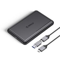 Orico външна кутия за диск Storage - Case - 2.5 inch USB-C/A Black - DDL25-C3-BK Orico външна кутия за диск Storage - Case - 2.5 inch USB-C/A Black - DDL25-C3-BK